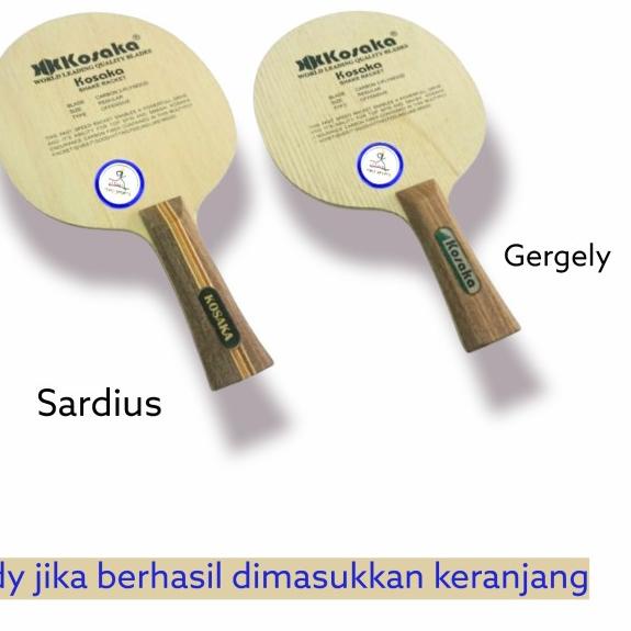 Kayu / Blade Bat / Bet Ping pong / Tenis Meja Kosaka Carbon - Handel Sardius