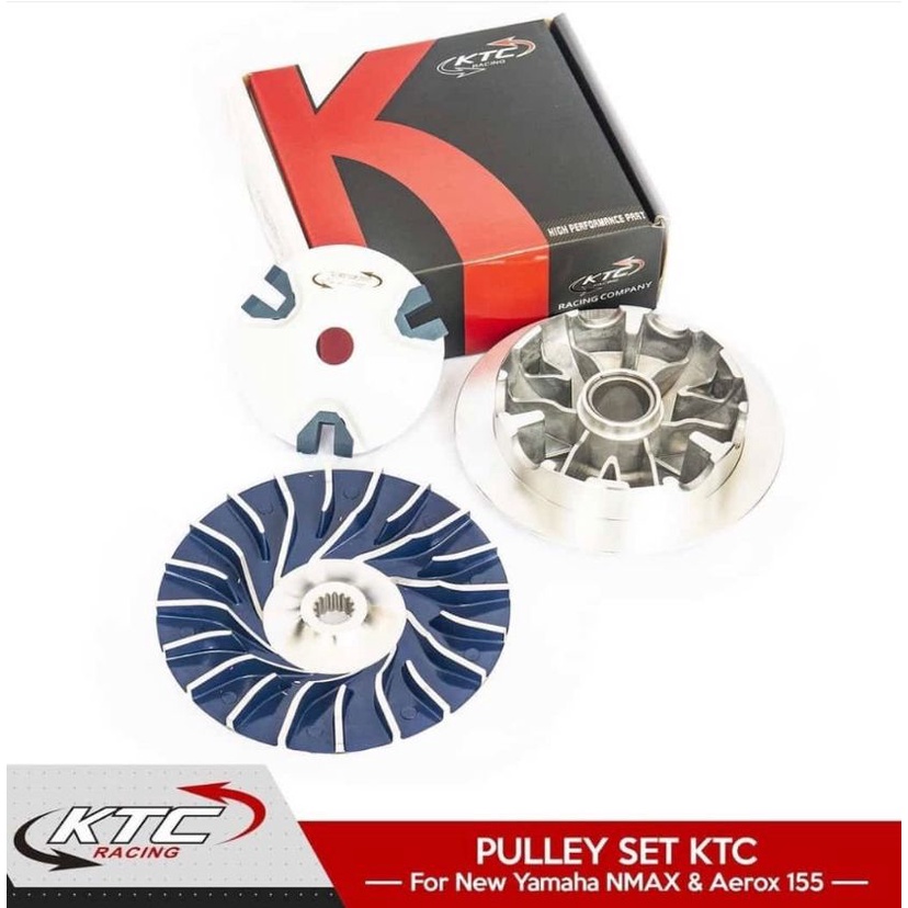 Pulley KTC Nmax Aerox 155 / Pully / Puli / Pulley Set Original PNP - Charmoto
