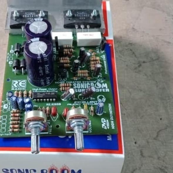 kit power amplifier aktif subwoofer subwofer ranic sonic boom