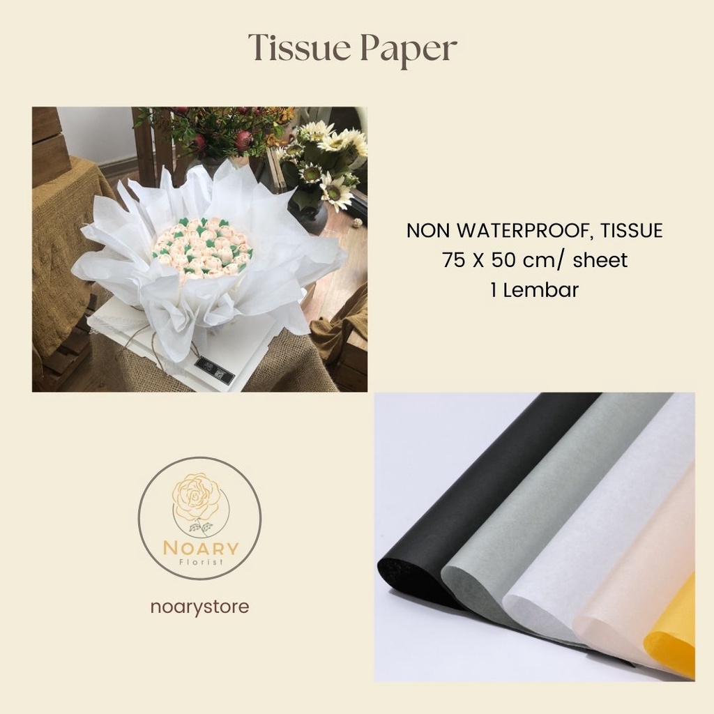 Tissue Paper  / Cotton Roll / Kain Roll / Tissue Paper / Kain tisu / Kain Katun / Kain Bunga / Kain Pembungkus Bunga / Cotton Flower / Bouquet / Roll Flower / Tille wrapping / Mesh Roll