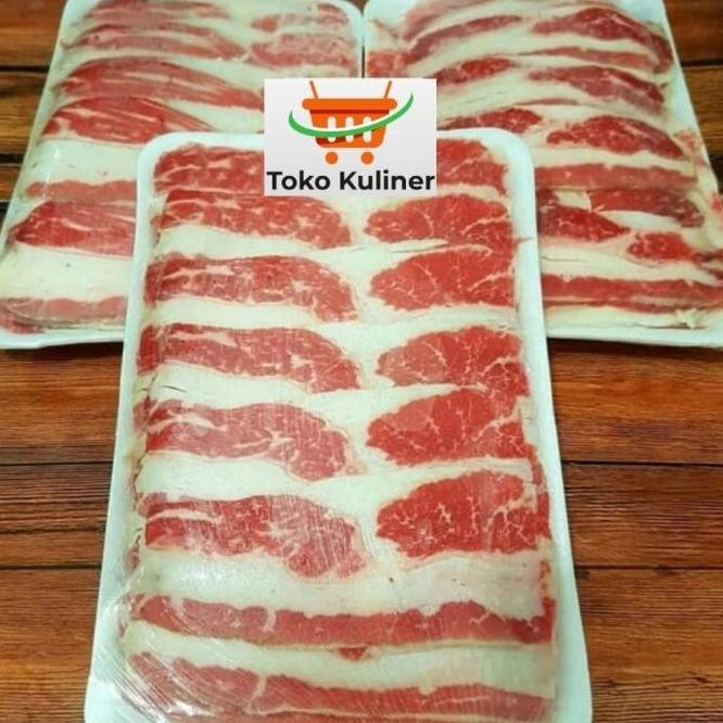 

Daging Sapi Slice Yoshinoya 1Kg - Grill/Bbq/Shabu-Shabu Non Cod Budi.Doremi2