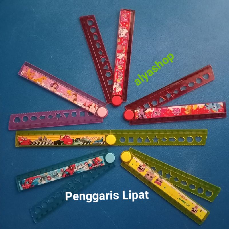 Penggaris Lipat Karakter 30cm