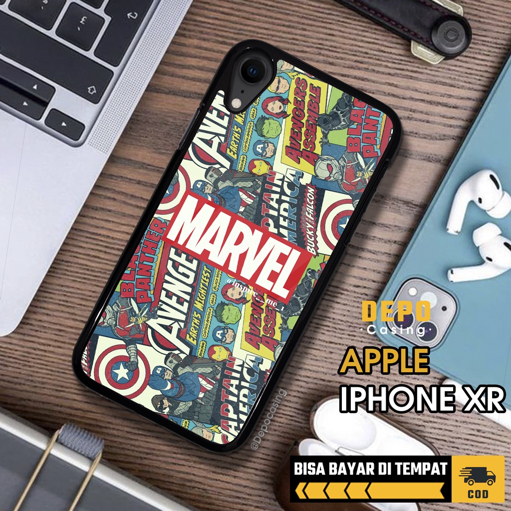 Case Iphone XR Case Iphone XR Premium Glossy Depo Casing [MRV1] Casing Hp Custom Case Aesthetic Kesi