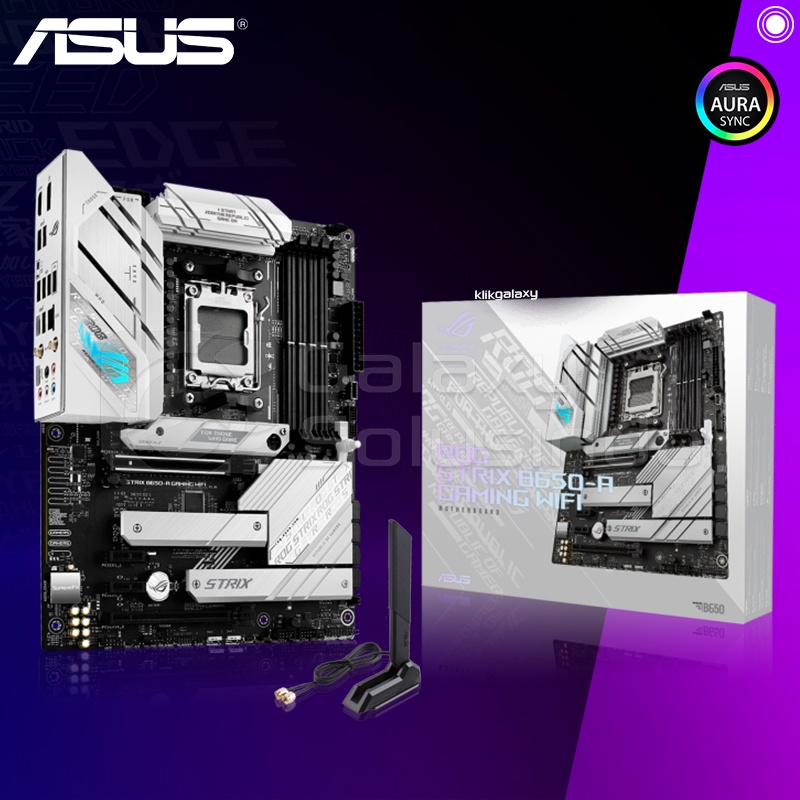 ASUS ROG STRIX B650-A GAMING WIFI AMD AM5 B650 DDR5 Motherboard
