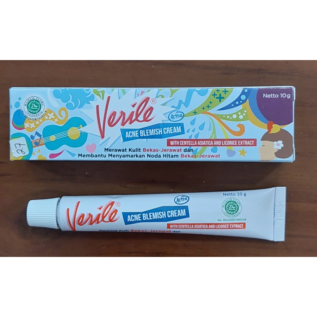 Verile Acne Blemish Cream - penghilang bekas jerawat