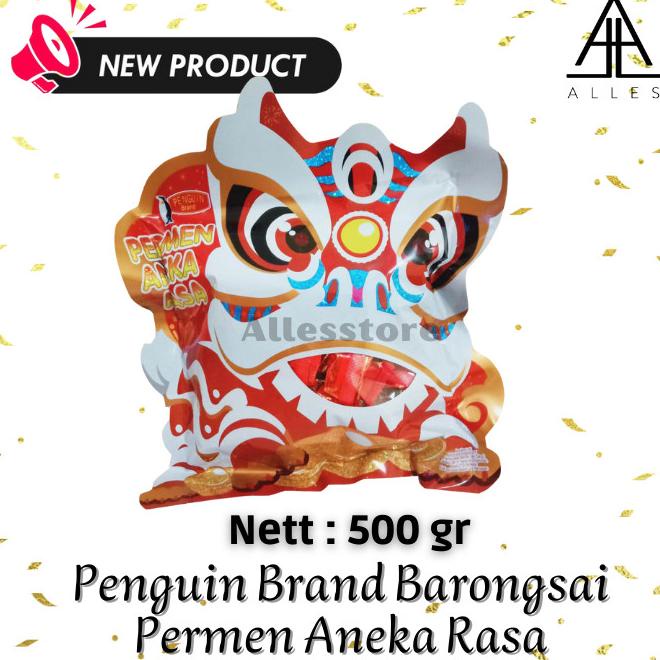 

TERMURAH Penguin Brand Permen Aneka Rasa Barongsai /Permen Lunak Imlek 500 gram /PERMEN LUNAK/PERMEN VIRAL/PERMEN MILO/PERMEN YUPI/PERMEN JADUL/PERMEN KARET