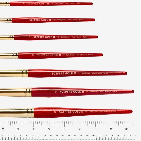 

Winsor&Newton Sceptre Round 101 Series Brush - No. 000