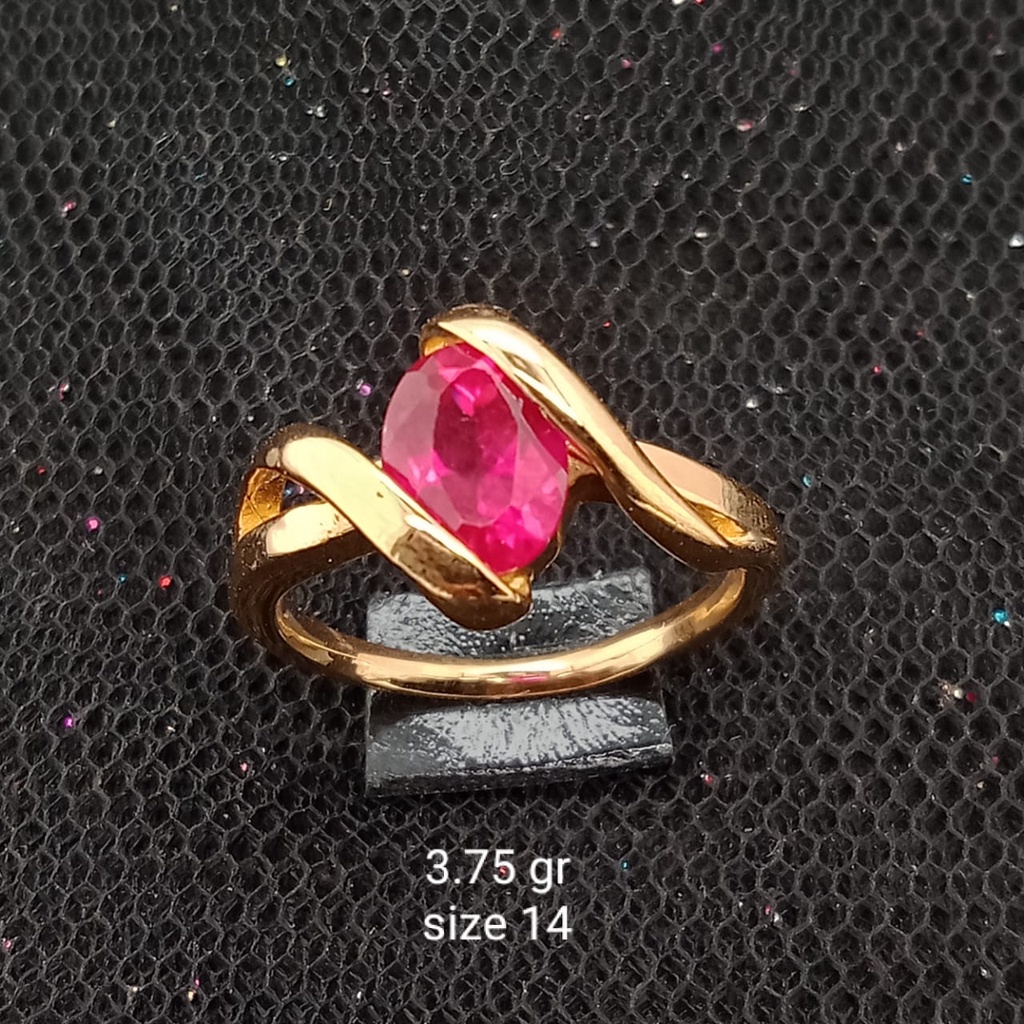 Cincin emas 17K - 3.75 gr kadar 750 - 3856