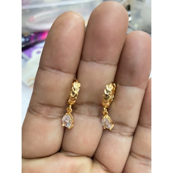 anting catok //anting permata//anting klip//anting//perhiasan//anting