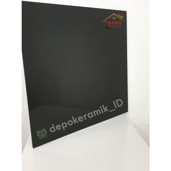 KIA Granit Super Black 60x60 Kw1 Granit Hitam Polos Double Loading