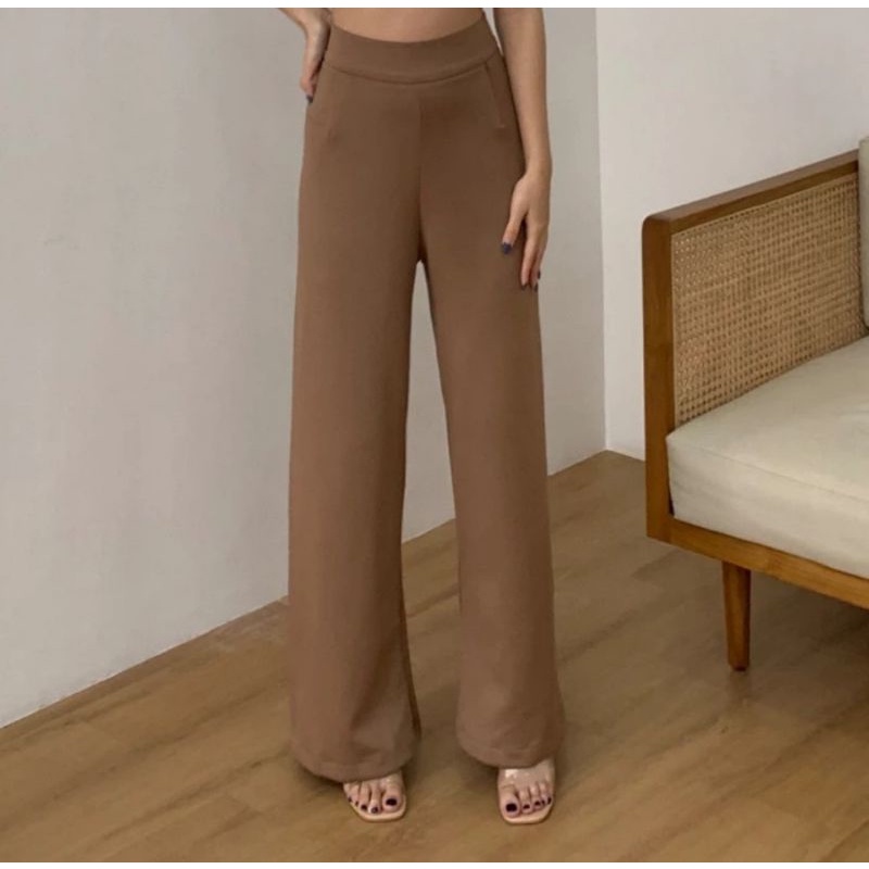 (NEW WITH TAG) JUAL RUGI AVGAL Coffee Finn Pants | Avgal finn pants | avgal pants | celana kulot avg