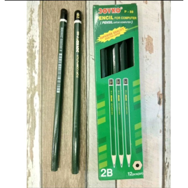 

(12 pcs) Pensil 2B Joyko P 88