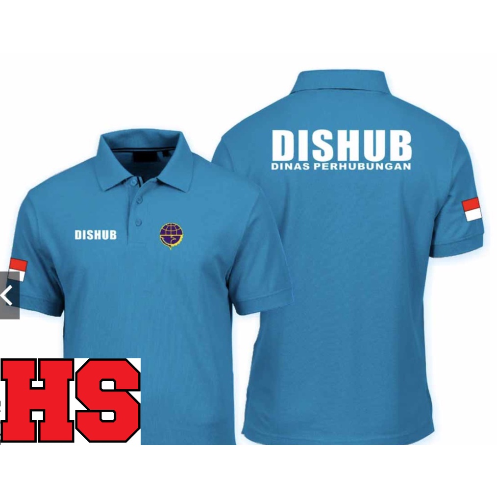 Polo DISHUB DINAS PERHUBUNGAN - BAJU polo Dishub - Kaos DISHUB - Baju kerah DINAS PERHUBUNGAN