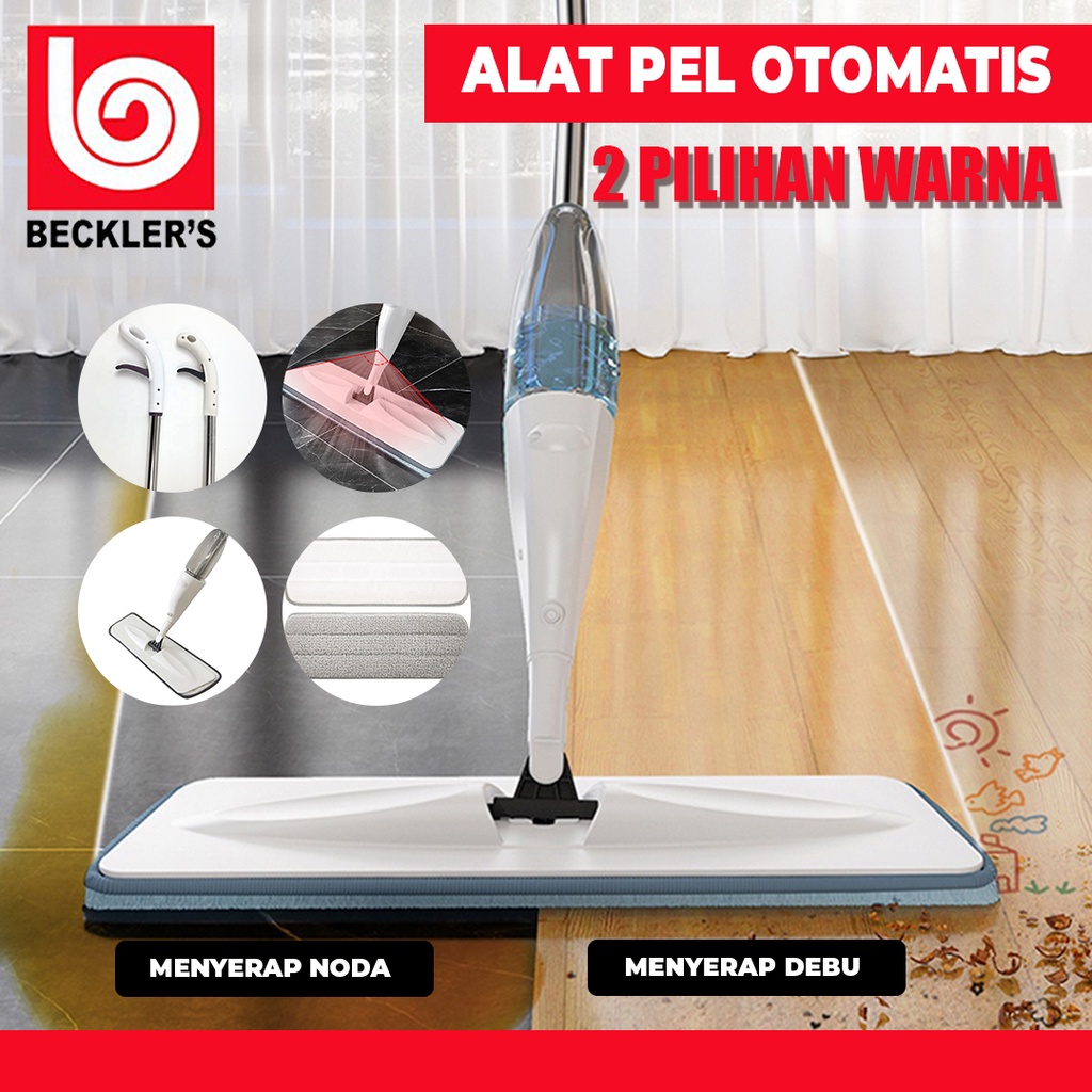 Alat Pel Lantai Spray Super Mop / Pel Semprot Otomatis model terbaru Praktis Tanpa Ember