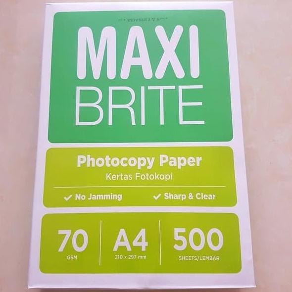 

DISKON Kertas HVS A4 Fotocopy Paper MAXI BRITE 70g
