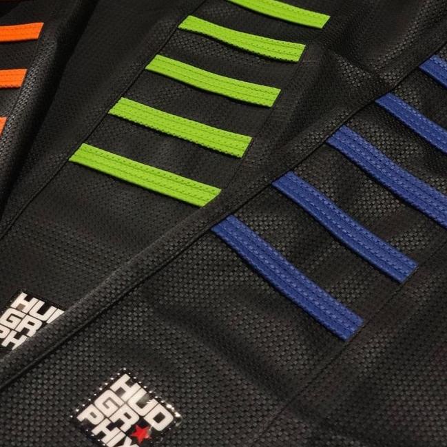 Cover Bungkus Kulit Jok Hudgrapix KLX Dtracker CRF 150 - Abu-abu, KLX GORDON