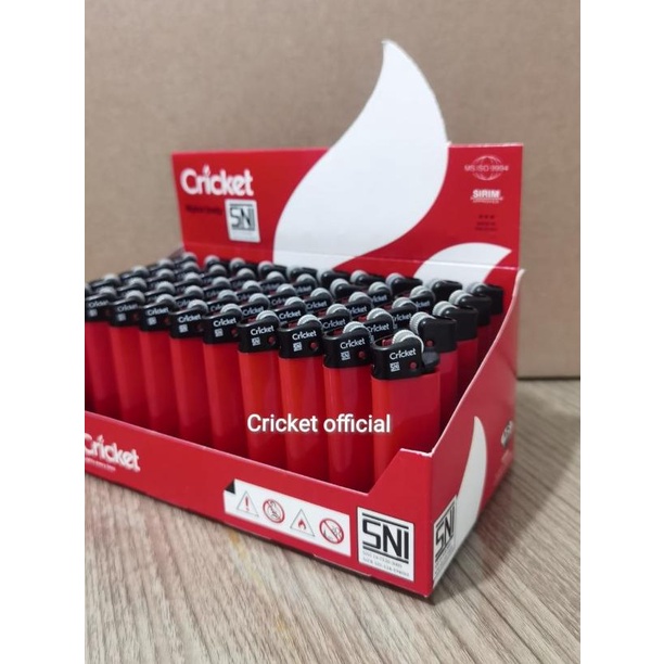 Korek Api Cricket Polos - Kuning