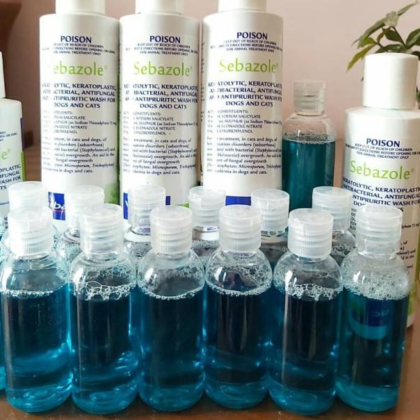 SEBAZOLE 50 ML SHAMPO KUCING ANJING SEBAZOLE SHAMPO R KUTU