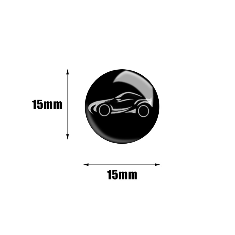 4 Pcs Stiker Pelindung Lubang Kunci Pintu Mobil Luminous Anti Debu