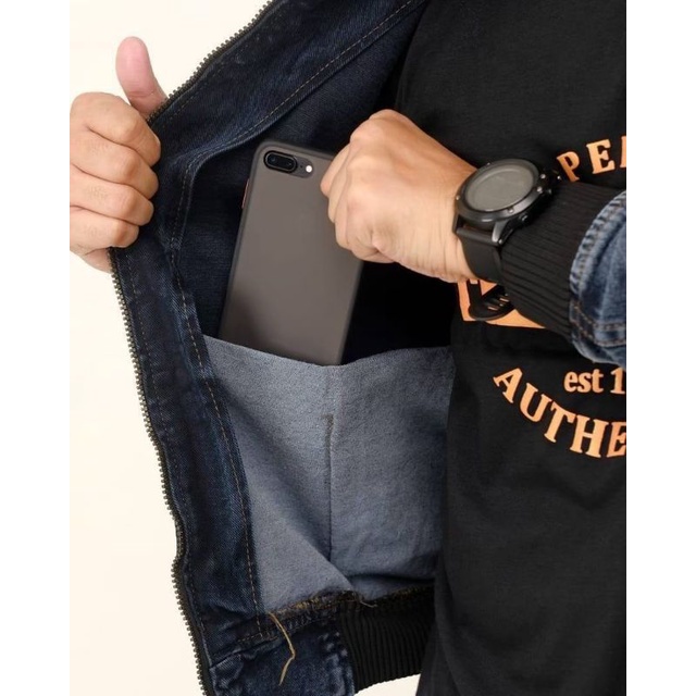 TURUN HARGA ! JAKET JEANS PRIA SLETING ROCAFELA - JAKET PRIA DENIM - BISA BAYAR DI TEMPAT/COD