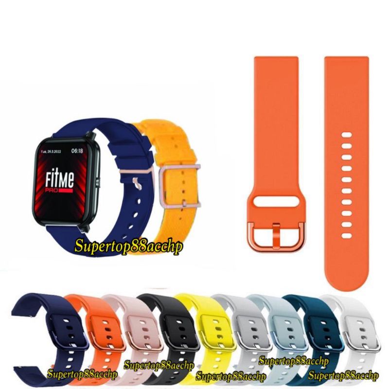 Strap Smartwatch Vyatta Fitme XP / Fitme XPS / Fitme One New Tali Jam Rubber Colorful Buckle Model Active