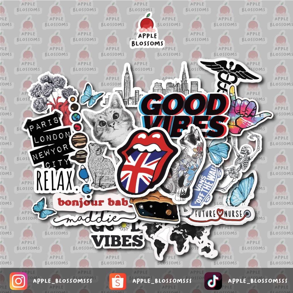 

Aesthetic Sticker / 20*14 cm / beli 4 lembar 50 ribu (blh mix) / BACA DESKRIPSI