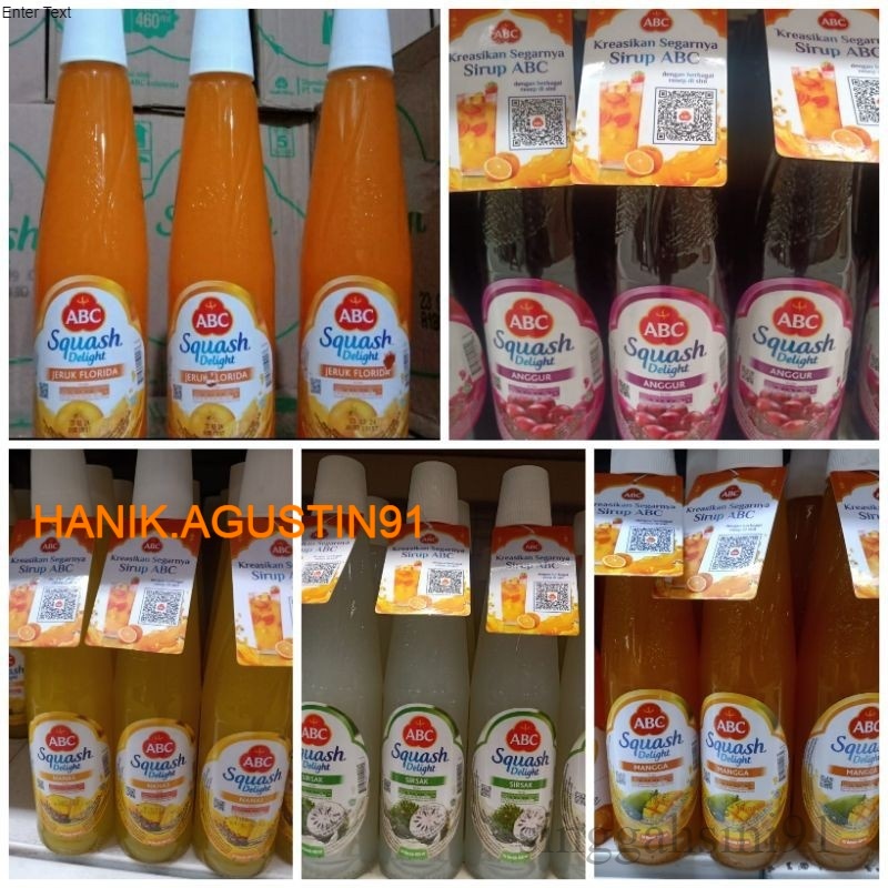 

ABC Sirup Squash Delight Jeruk / Nanas / Mangga / Sirsak / Anggur / Leci 460 ml SinggahSini