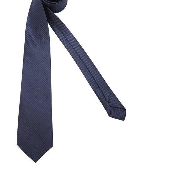 Alisan Dasi Salur Biasa Biru Dongker ALDS002