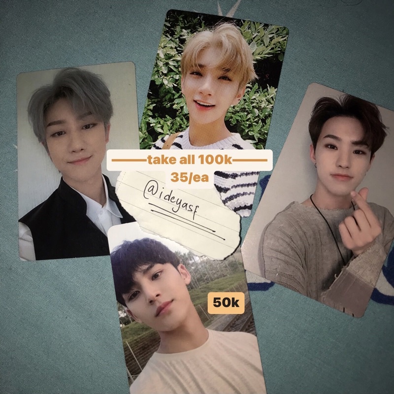 wts pc seventeen an ode (Joshua, The8, Hoshi, Mingyu)