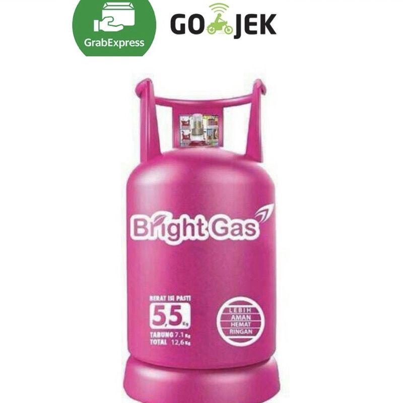 Tabung Bright Gas Pink + Isi 5.5kg / Tabung Gas Pink 5.5kg