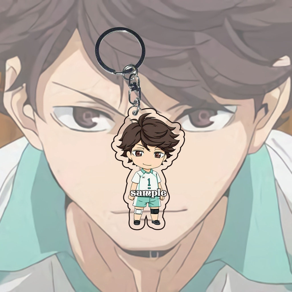 gantungan kunci anime Haikyu toru oikawa
