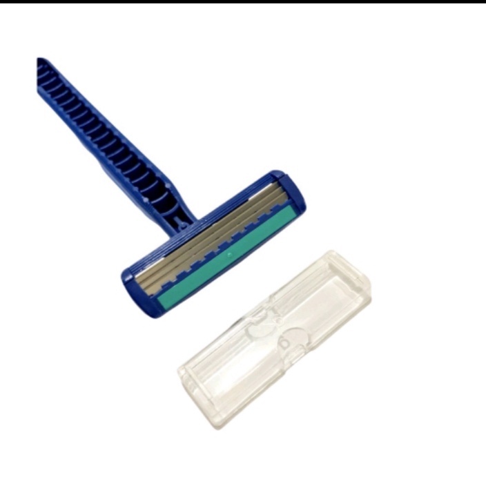 ALAT  CUKUR KUMIS GETLITEY 3 PLUS  BIRU/ PISAU  CUKUR GOLD 2 PLUS KUNING