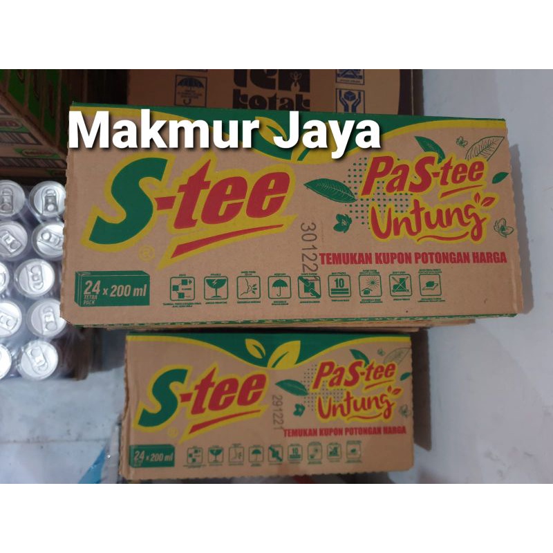 

TEH KOTAK S-Tee/Stee 200ml Satu Pabrik Dengan Teh Botol Sosro (1 Dus Isi 24 Kotak)