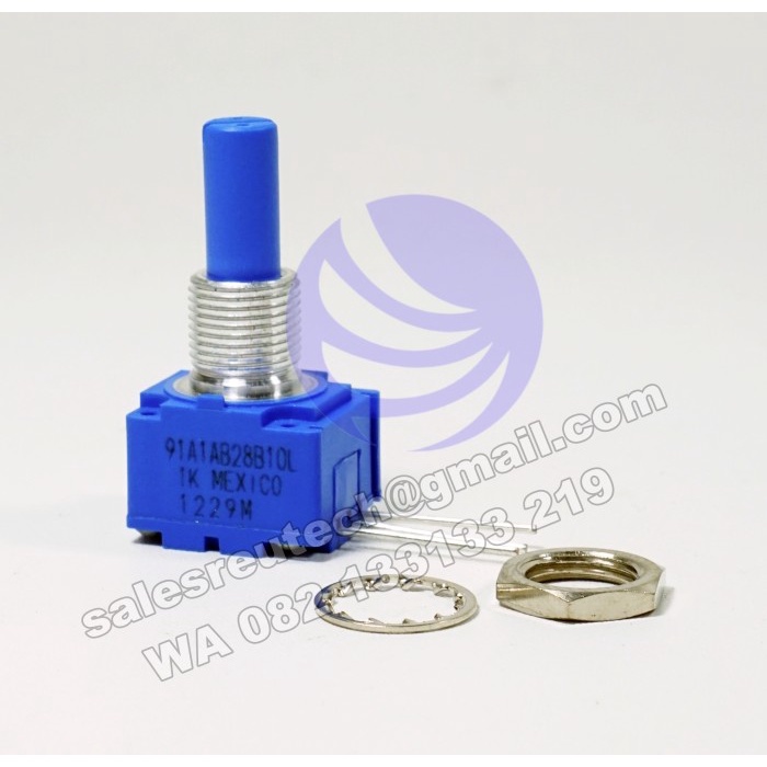 Potensiometer 1 putaran Bourns 91A1AB28B10L 1K Ohm