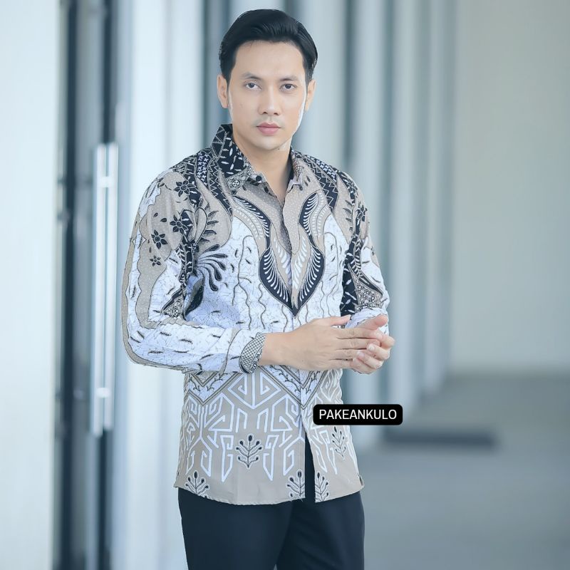 Batik Premium Pria Slimfit || Motif Gentala