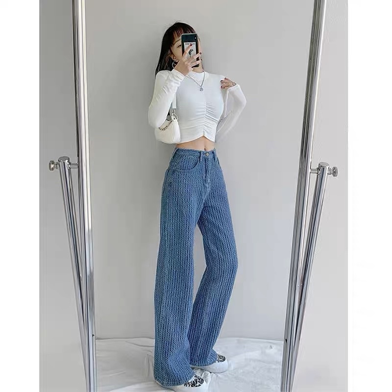 CELANA JEANS PANJANG IMPORT WANITA KULOT PANTS HIGHWAIST MX616