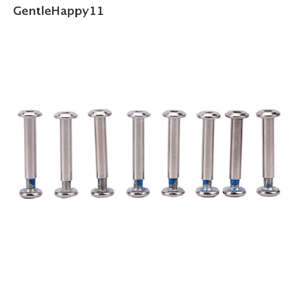 Gentlehappy 8x/set inline roller As Mata Pisau Sekrup Baut Roda skate Untuk Sepatu skate id