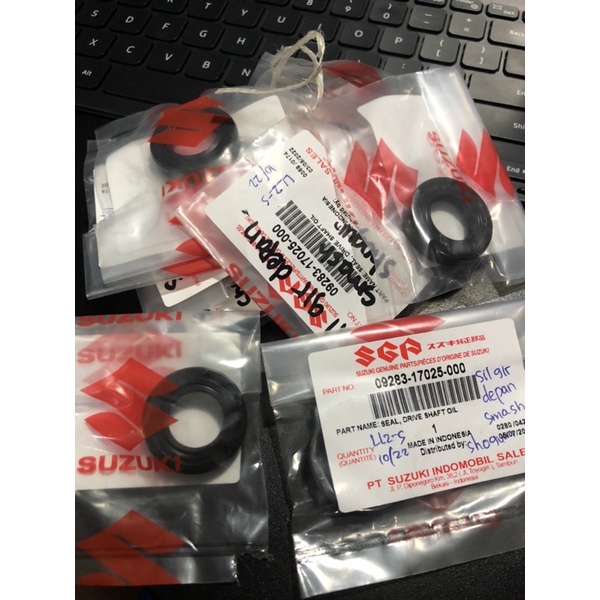 17x30x7 Oli Seal Sil As Gir Gear Depan Kharisma Supra 125 Smash Shogun 125 New Ori Sgp
