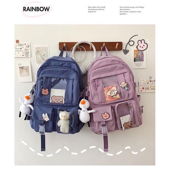 2296, ransel wanita import fashion tas back pack wanita terkiniian cantik tas ransel sekolah tas ransel kuliah tas best seller
