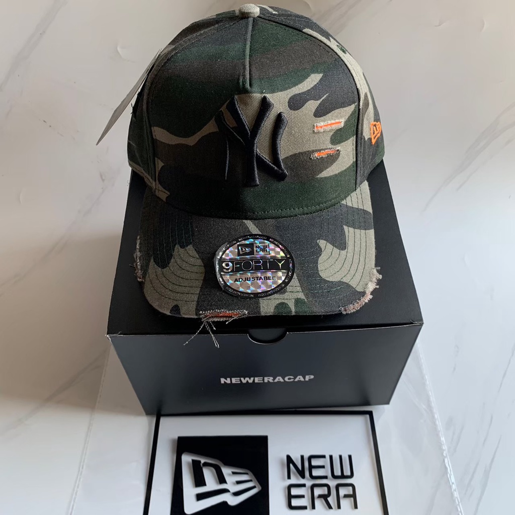 TOPI BASEBALL NY CAP DAMAGE ORIGINAL CAMO CAP