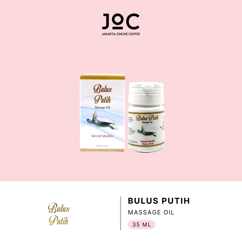 Bulus Putih Massage Oil / Minyak Bulus BPOM Original