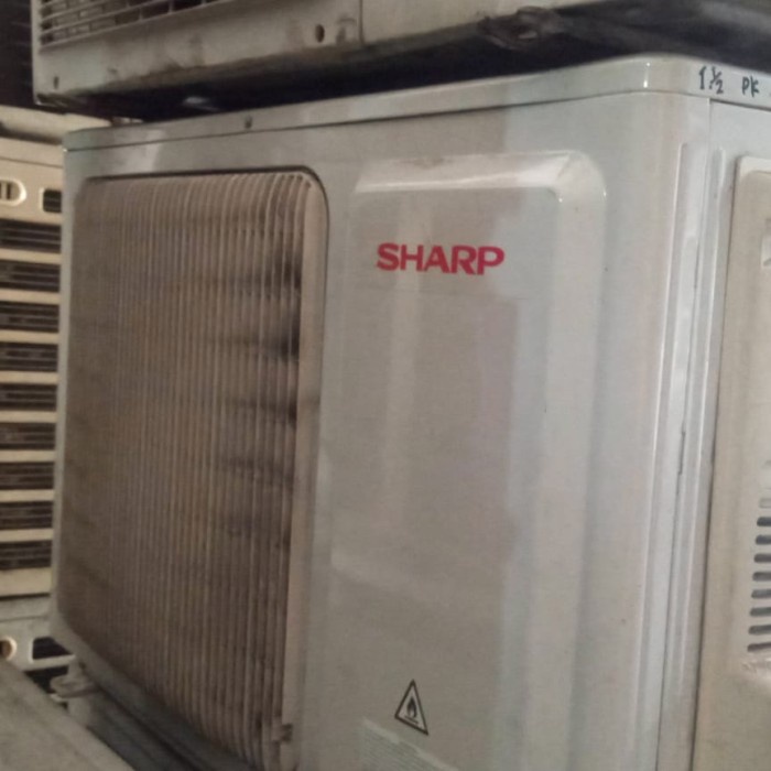 Outdoor AC Sharp 1.5pk R32 2nd ori