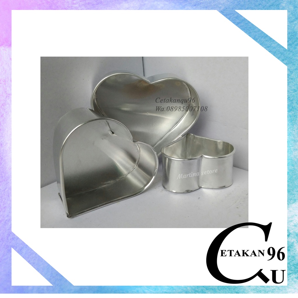 Loyang Bolu Love / Loyang Love 5 Varian Ukuran / Bisa COD