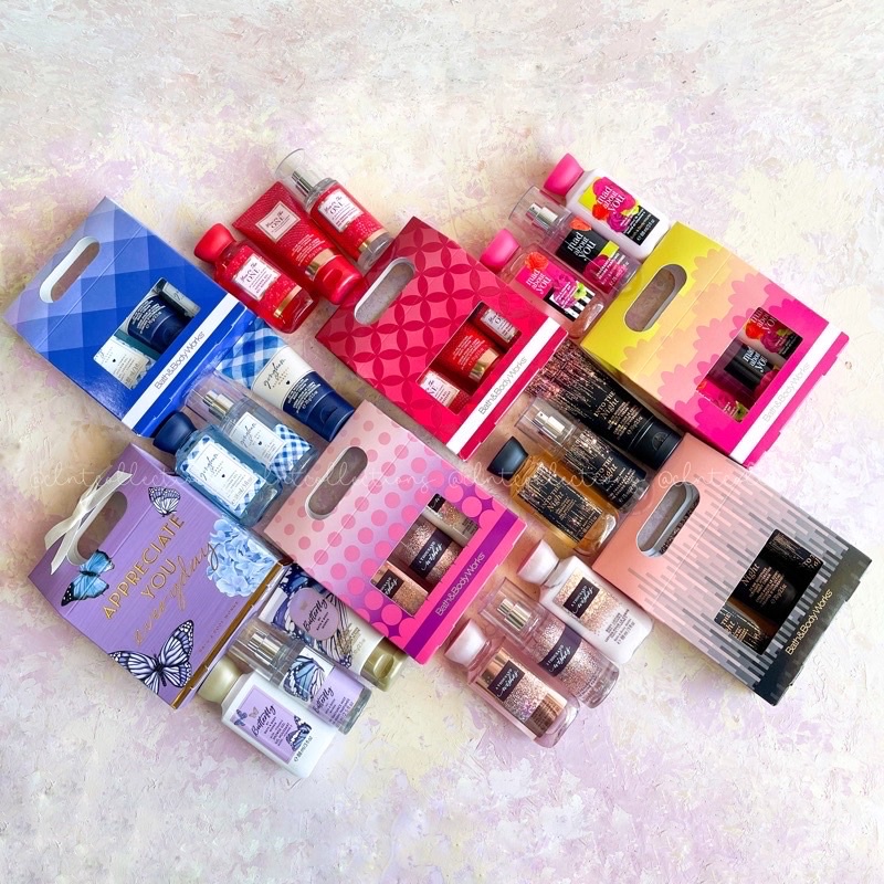 GIFT SET HAMPERS BBW Bath and Body Works christmas xmas natal tahun baru birthday ulang tahun sesera
