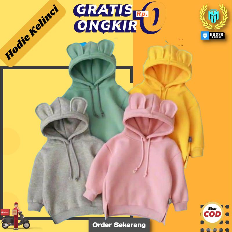 Hoodie Anak 1-5 Tahun Outerwear Jaket Anak Perempuan