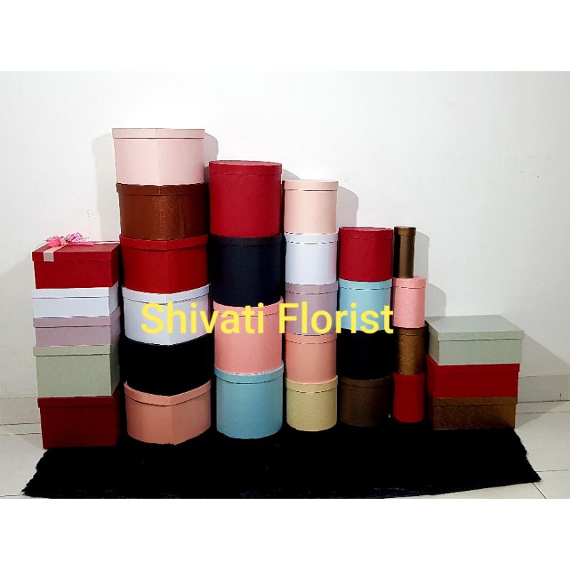 

kotak kado hampers bloombox premium model tabung dm 16x15