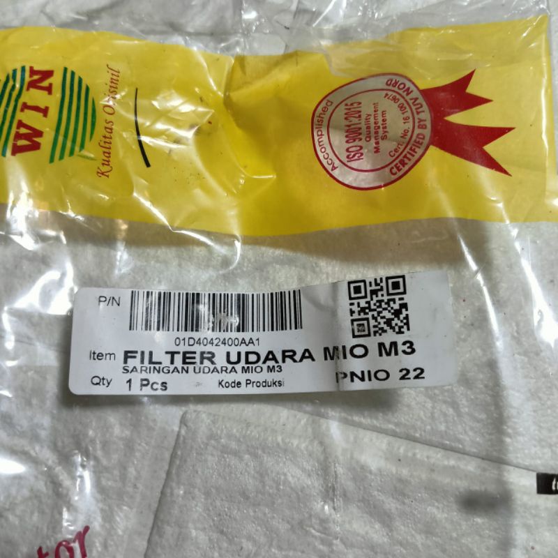 Filter Udara Yamaha Mio m3 Filter Udara Merk Win