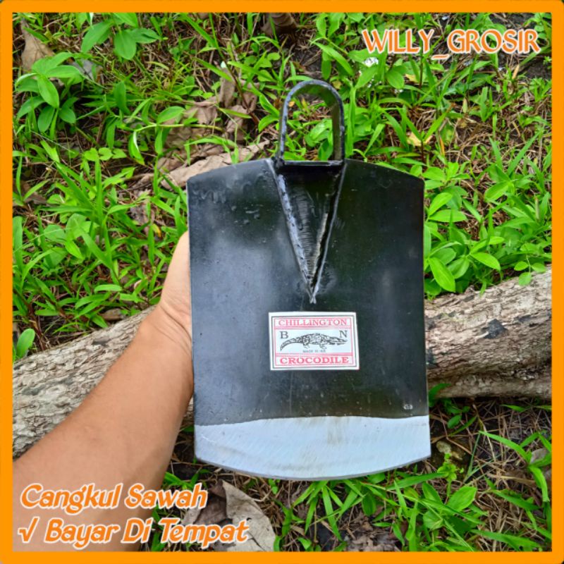 Cangkul anti lengket cap crocodile uk 18 - Cangkul sawah kebun anti lengket