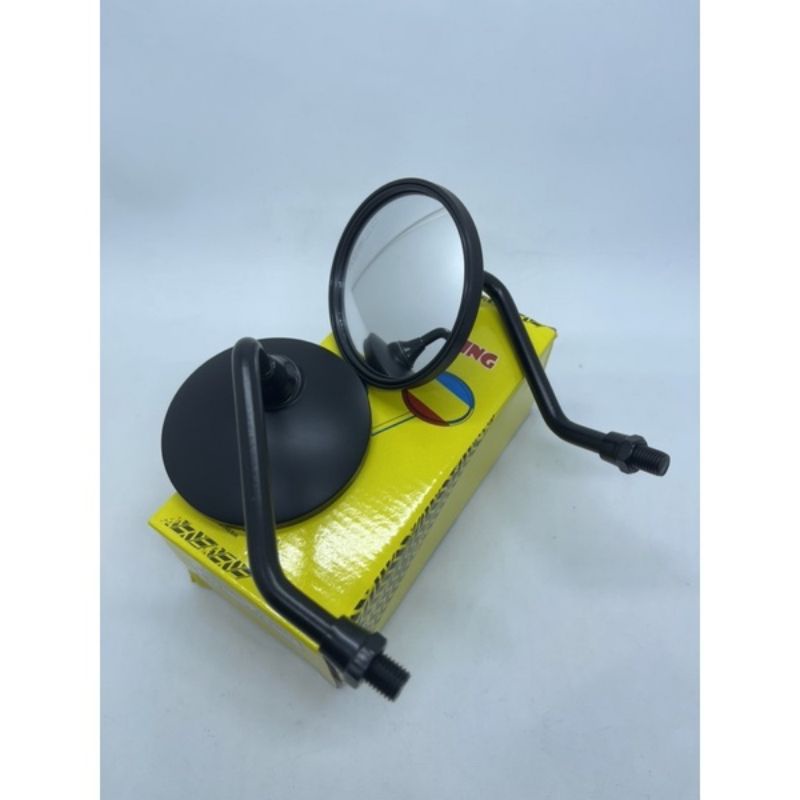 SPION HONDA C70 RETRO PENDEK HITAM KACA CEMBUNG C70 C50 HONDA YAMAHA TINGGAL PASANG
