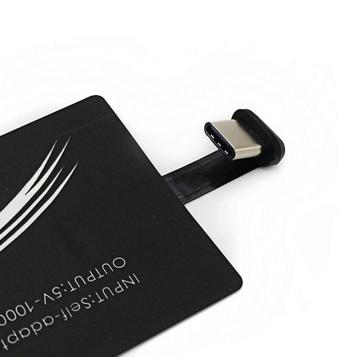 Terlaris Qi Wireless Charging Receiver USB Type-C for Smartphone